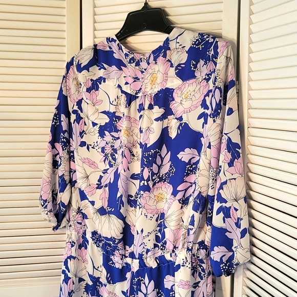 CAROLINA BELL FLORAL LONG SLEEVE SZ10 ROMPERS SHORTS SZ10 - Picture 5 of 10